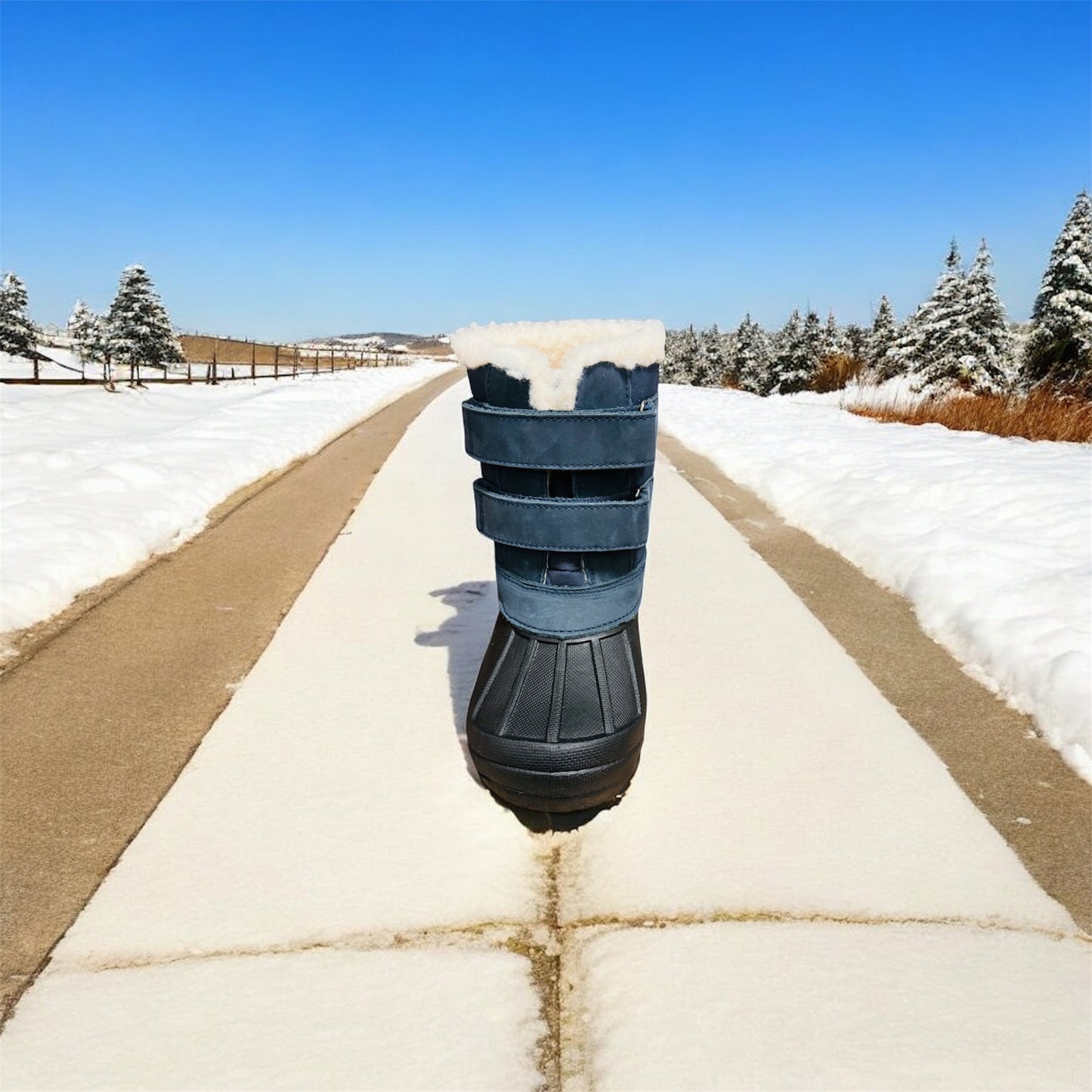 Wheat Thy Thermo Pac Winter Stiefel für Kinder in Navy Herstellernummer : WF358i ( Letzte Stück ) - Lieber Deem  Billiger Shop