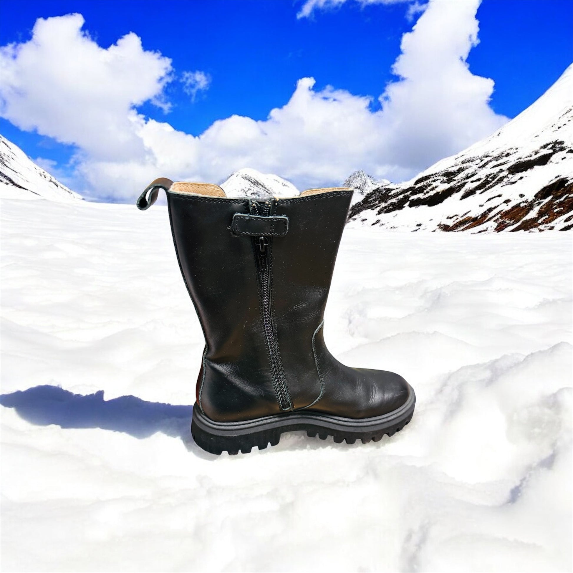 Patrizia Pepe Damen Winterstiefel in Vitello Nero Herstellernummer : 734_01 ( Letzte Stück ) - Lieber Deem  Billiger Shop