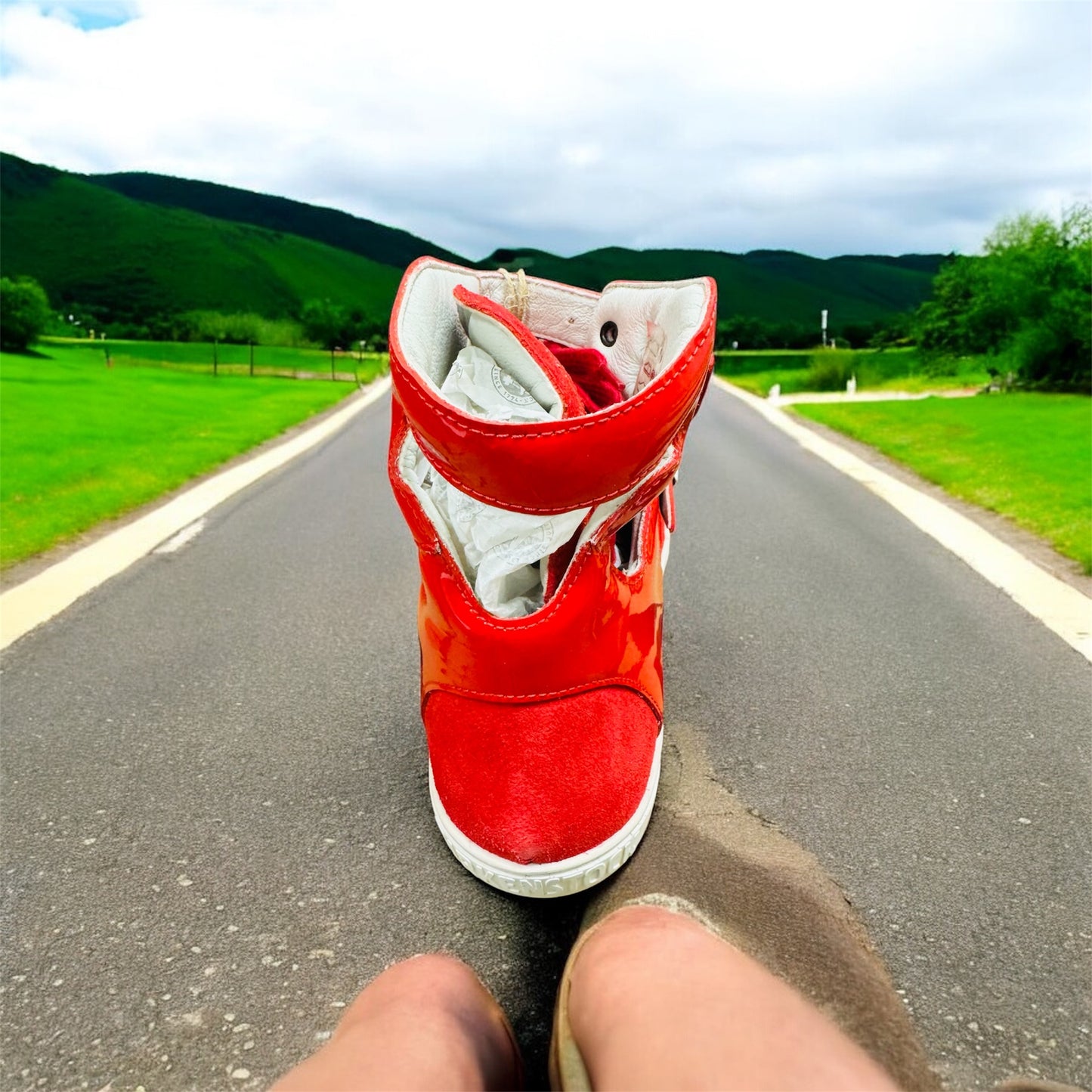 Birkenstock Thessaloniki Damen Sneaker in Rot Herstellernummer : 1004558 ( Letzte Stück ) - Lieber Deem  Billiger Shop