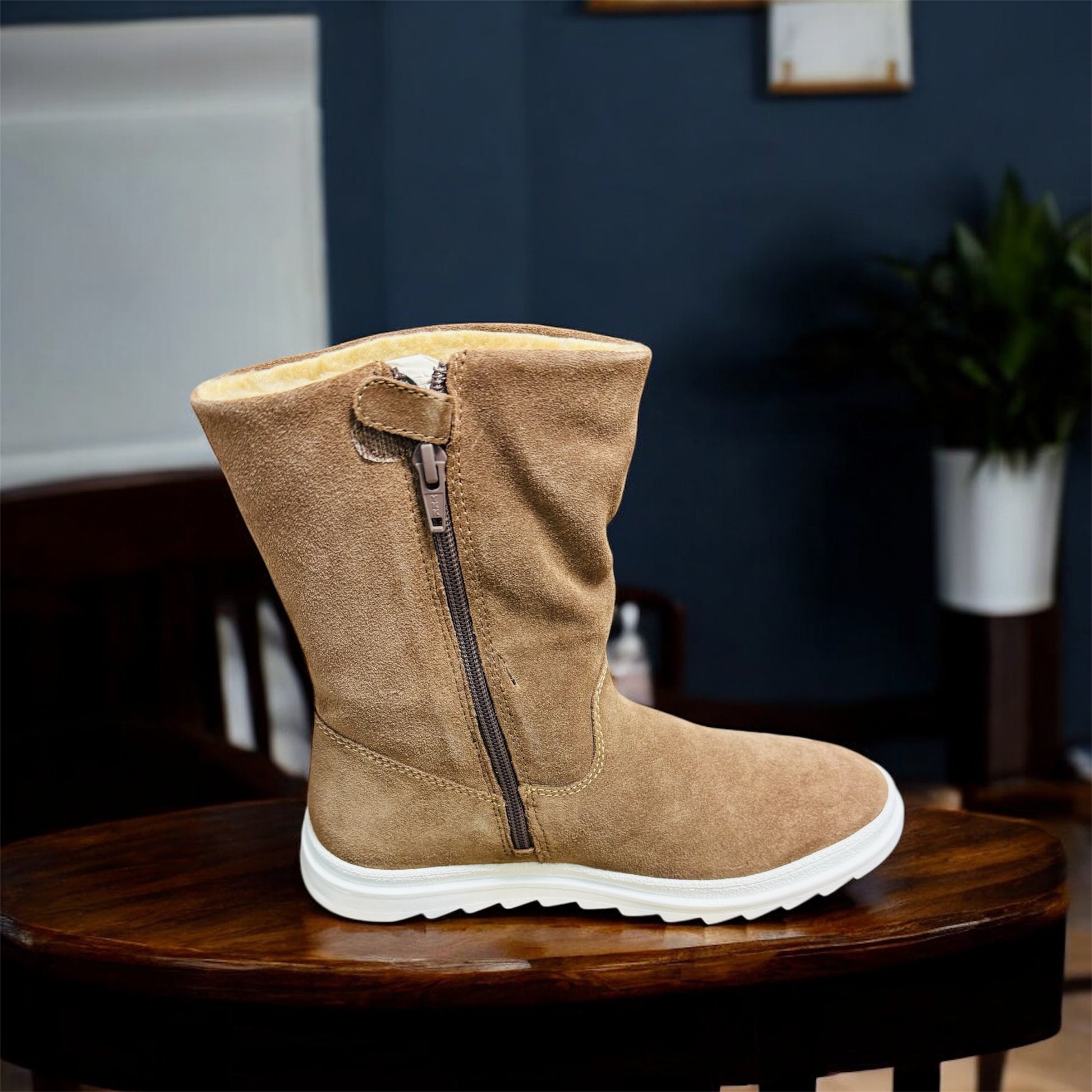 Richter Anna Kinder Winter Stiefel in Velour Chestnut Hellbraun Herstellernummer : 475041122000 ( Letzte Stück ) - Lieber Deem  Billiger Shop