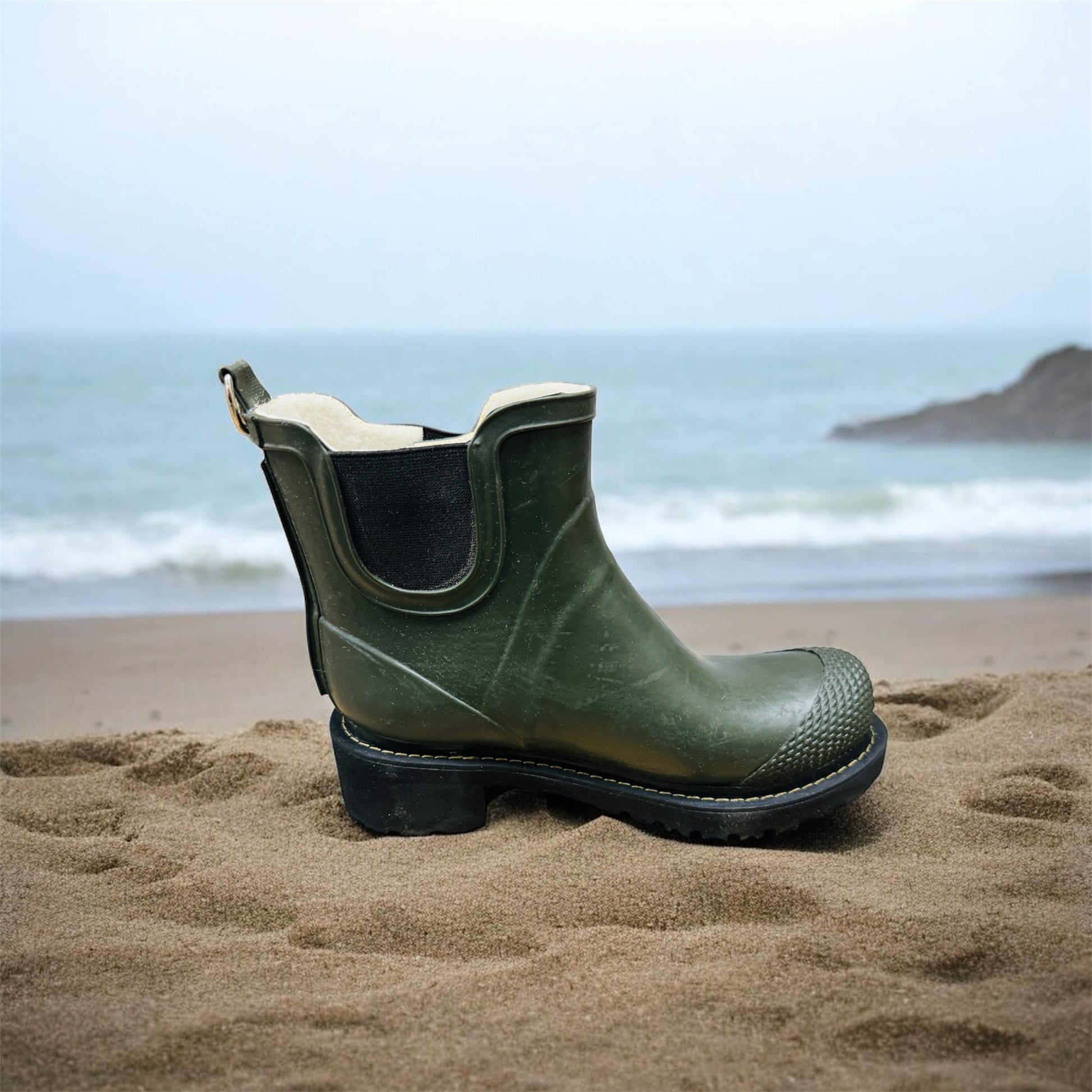 Ilse Jacobsen Damen Gummistiefel hoher Absatz low RUB47 In Army Herstellernummer : Rub47 410 Army  ( Letzte Stück ) - Lieber Deem  Billiger Shop