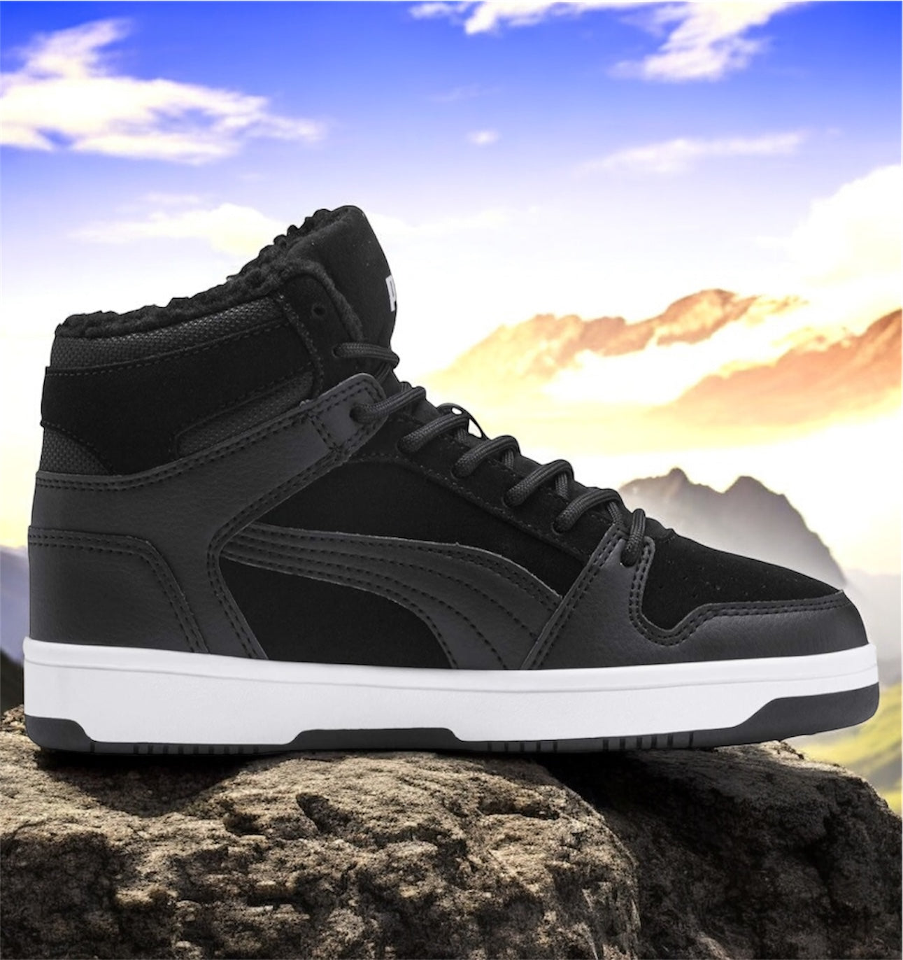 Puma Rebound Layup Fur SD Jr kinder schuhe