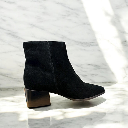 André Errol Women's Leather Winter Ankle Boots